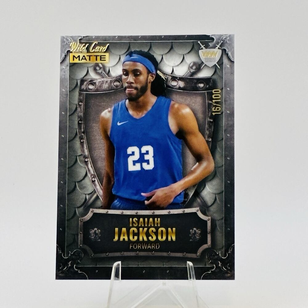 Isaiah Jackson WW-15 /100 2022 Wild Card Weekend Warriors Rookie Card